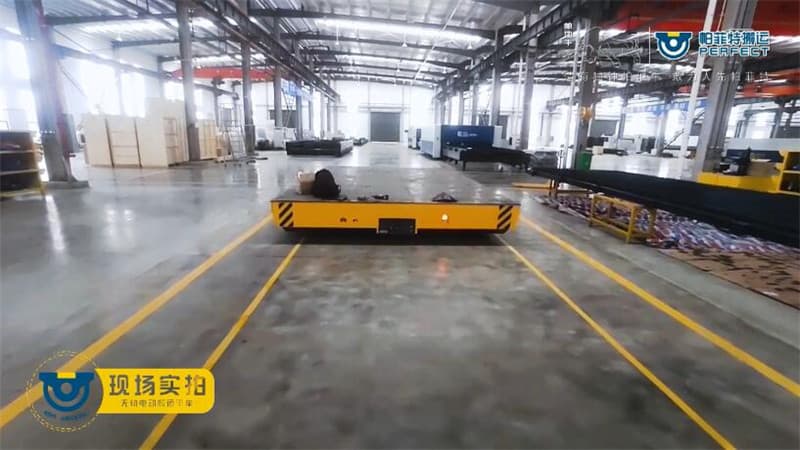 motorized die cart for construction material handling 6 tons